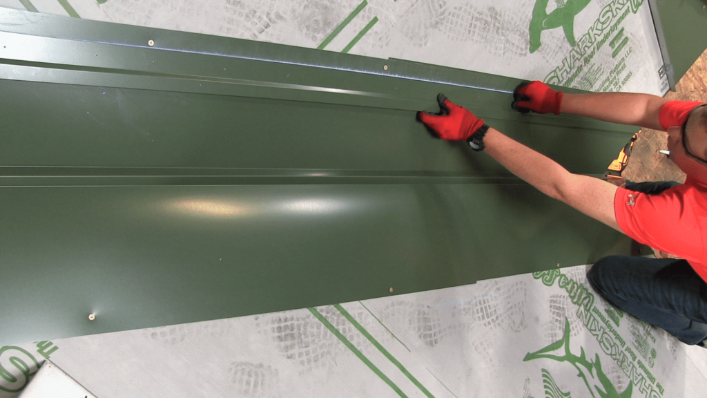 How to Install Metal Roofing Details: Offset Cleat Valley Detail