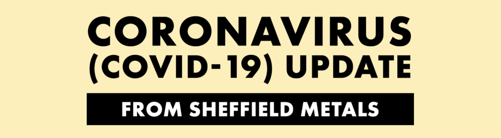 Coronavirus (COVID-19) Information & Updates From Sheffield Metals