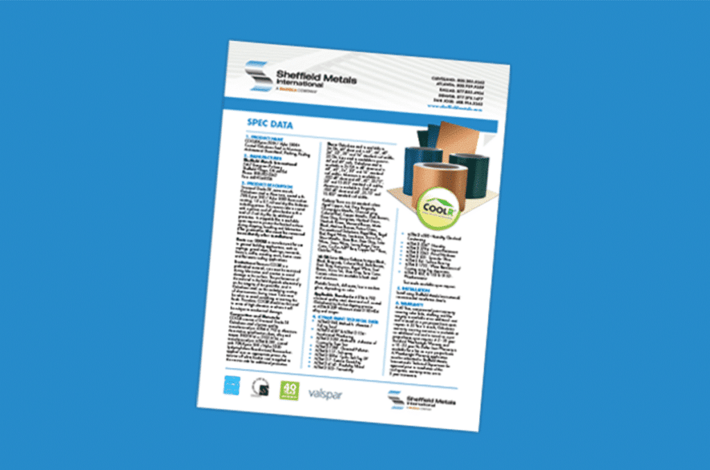 Spec Data Sheet