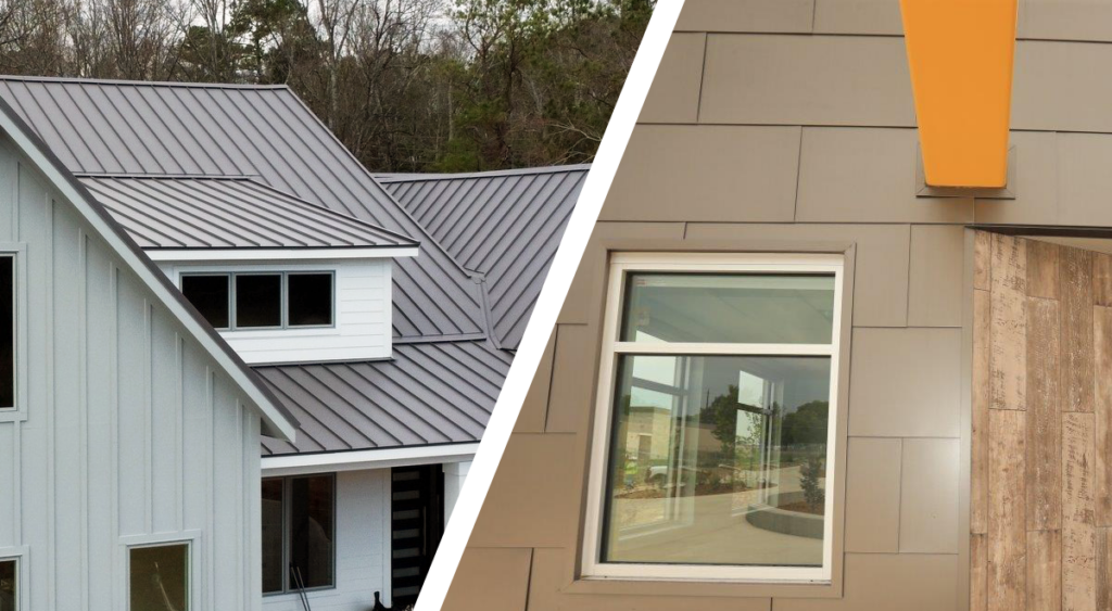 Galvalume® vs. Galvanized metal roofing examples