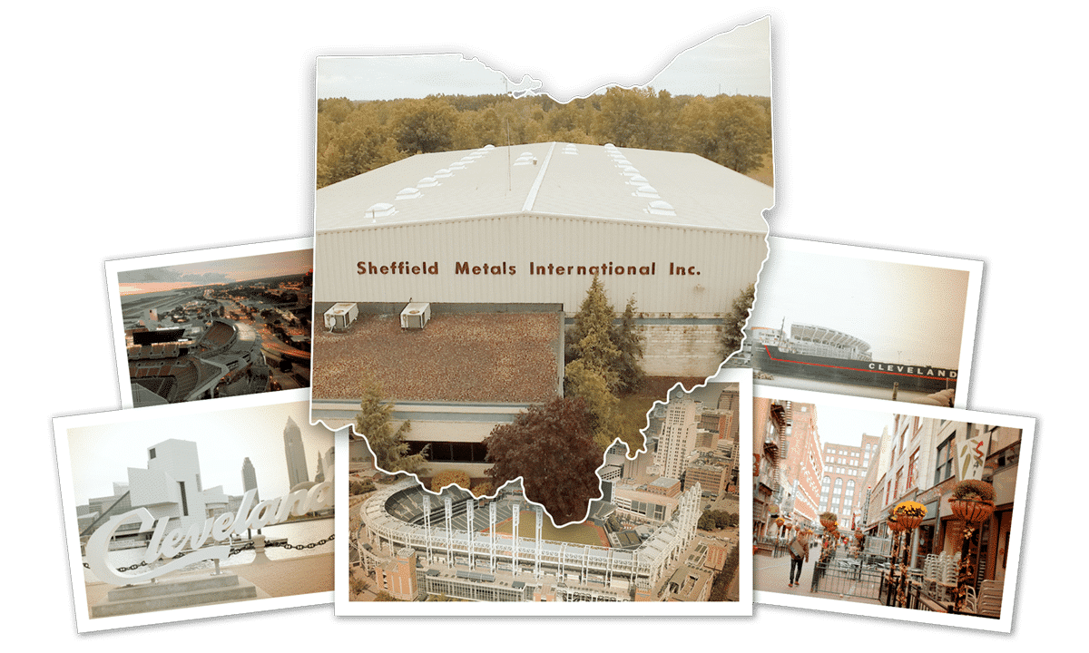 Sheffield Metals service center serving customers from Sheffield Village