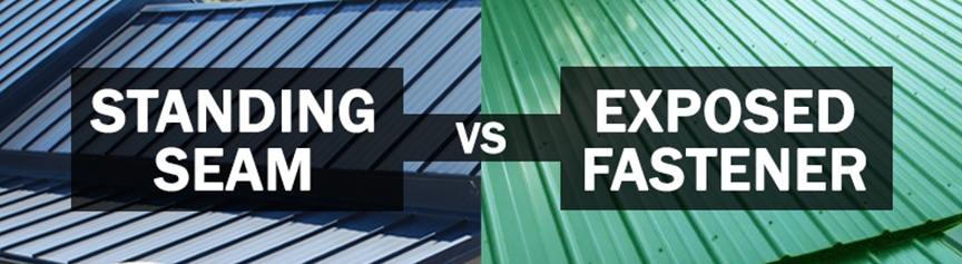 Year in Review: The 7 Best Metal Roofing Articles of 2018: Standing Seam Vs. Exposed Fastener