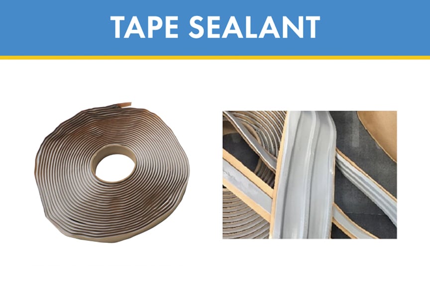 What is Metal Roof & Wall Sealant? Types, Uses, & Applications: Tape Sealant