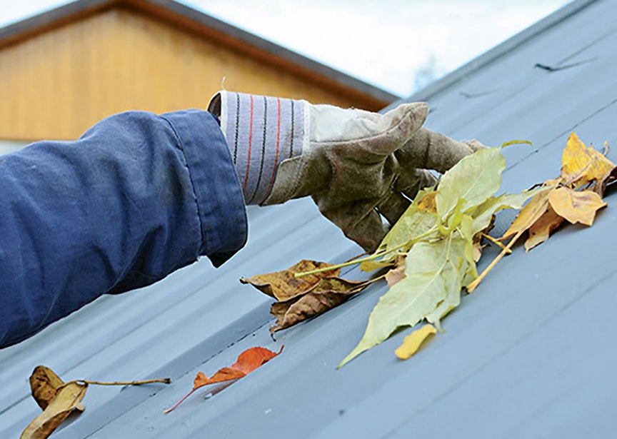Metal Roofing Maintenance Methods & How to Care for Your Roof: Remove Debris