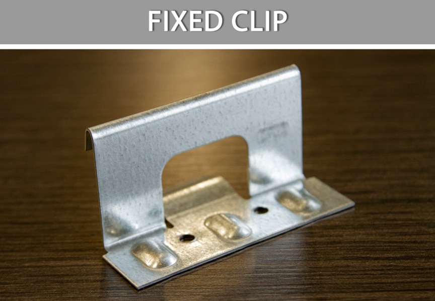 What are those metal clips clearance called