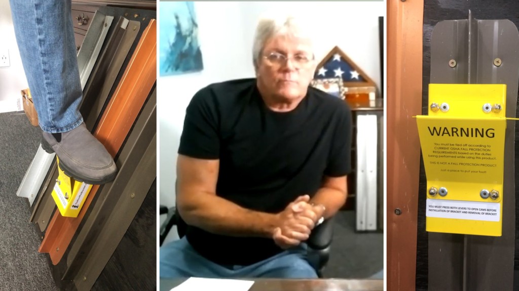 Tired of Tough Climbs on Standing Seam Roofs? Roof Rat Bracket Demo