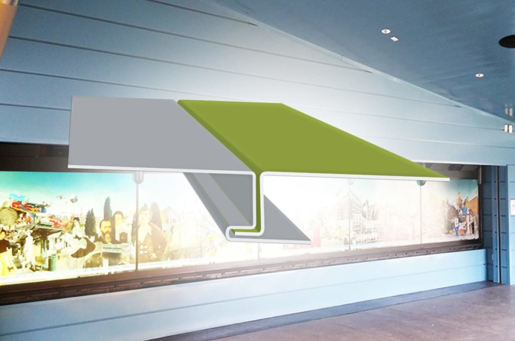 Sheffield Metals 1.0″ Flush Wall & Soffit – Panel Profile