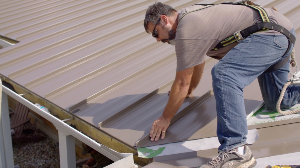 How to Install Standing Seam Metal Roofing Panels in a Valley