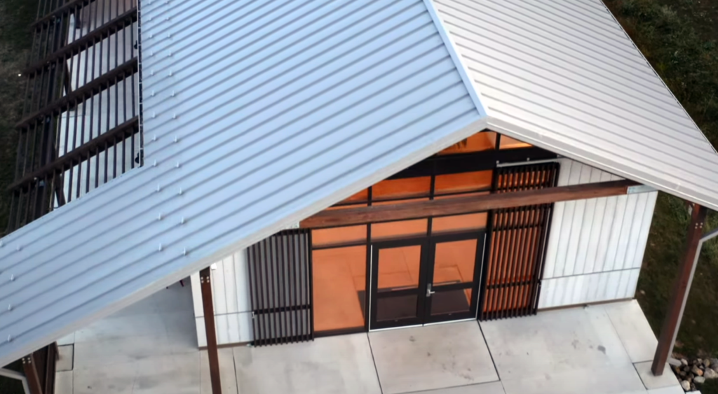 standing seam metal roof modern