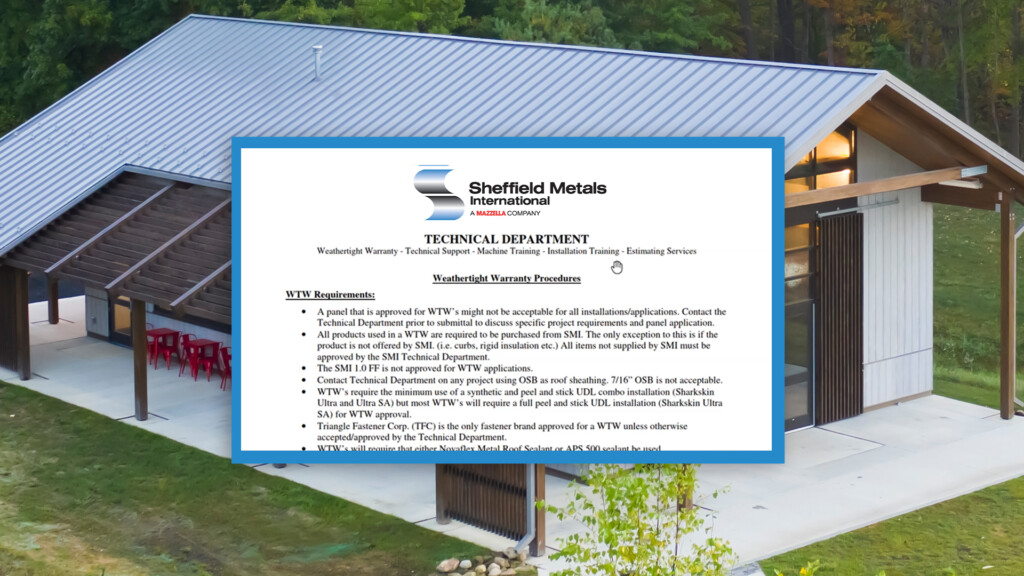 How to Apply for a Weathertight Warranty With Sheffield Metals