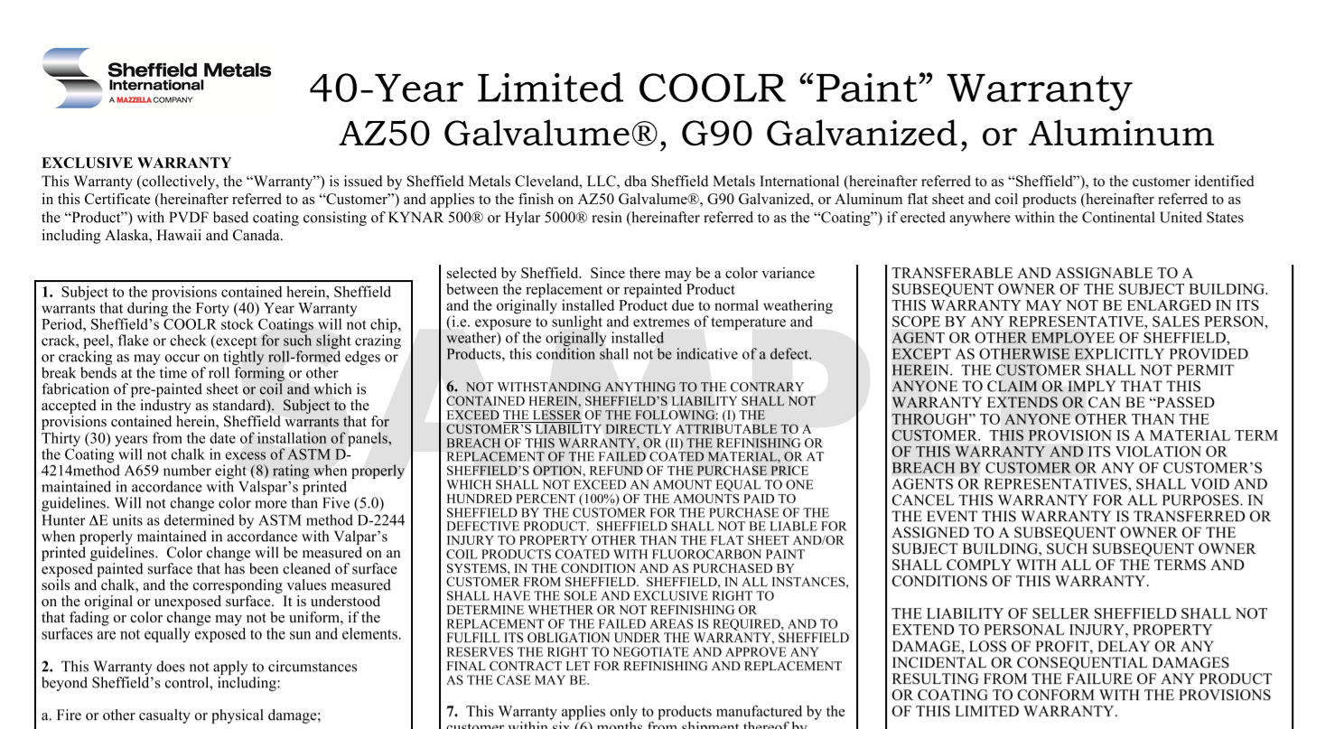 How to Apply for a Paint Warranty at Sheffield Metals Steps & Processes