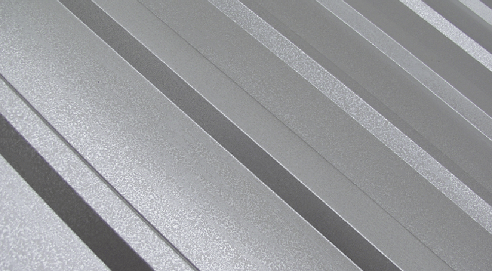 Galvanized metal roofing example