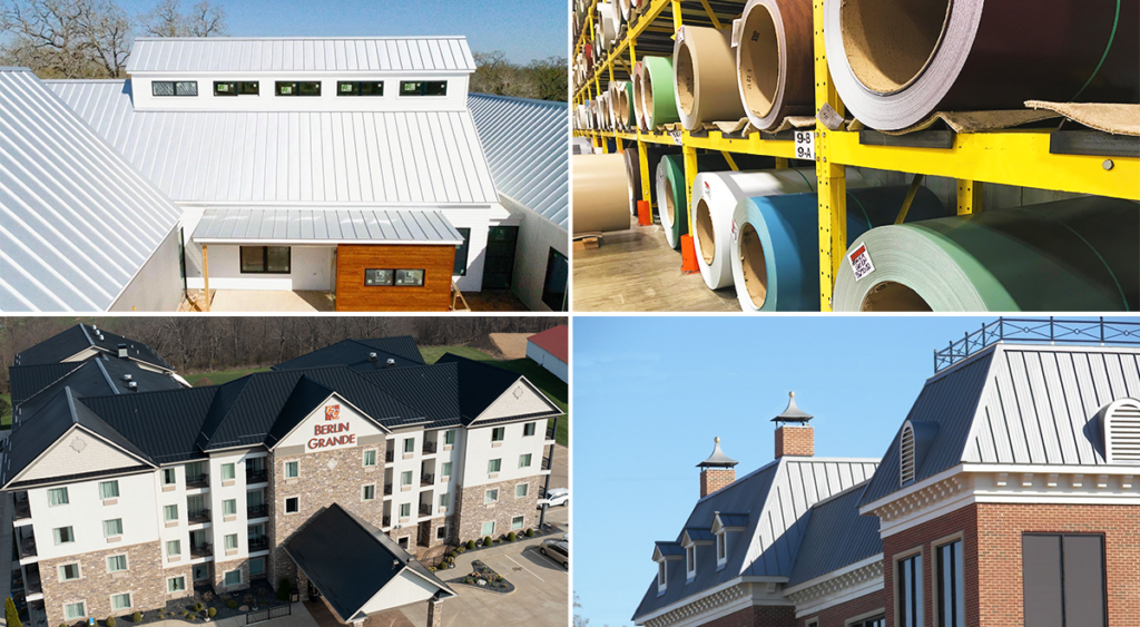 Galvalume® vs. galvanized metal roofing photos