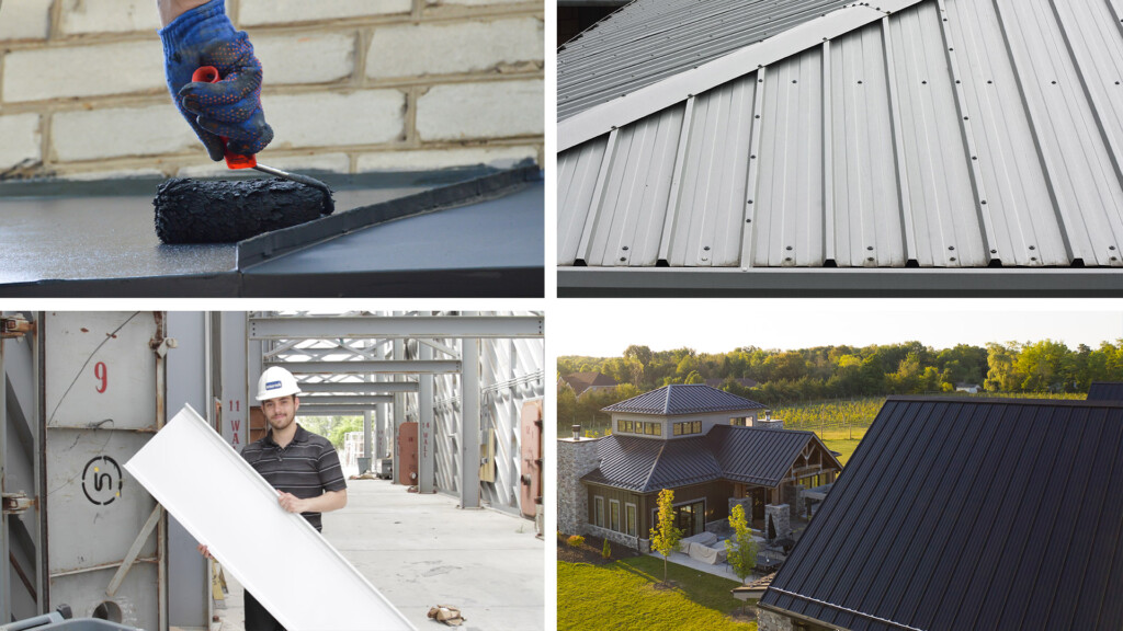 Repainting a Metal Roof, Standing Seam Cost, Wind Uplifts, Striations