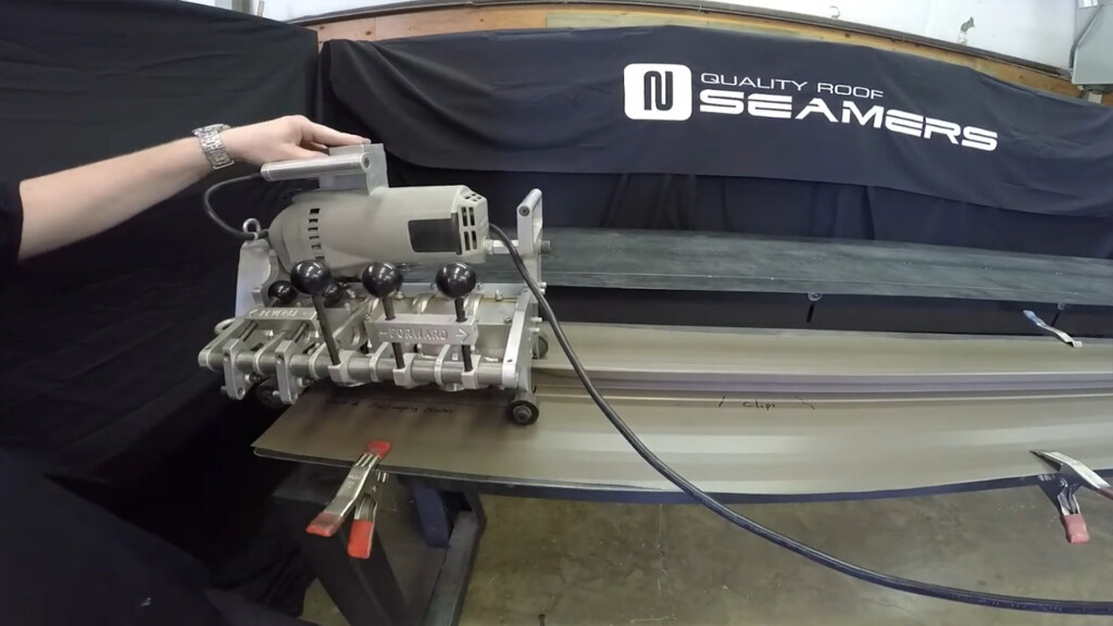 What is a Powered Roof Seamer? Rentals, Profiles, Cost, Tips