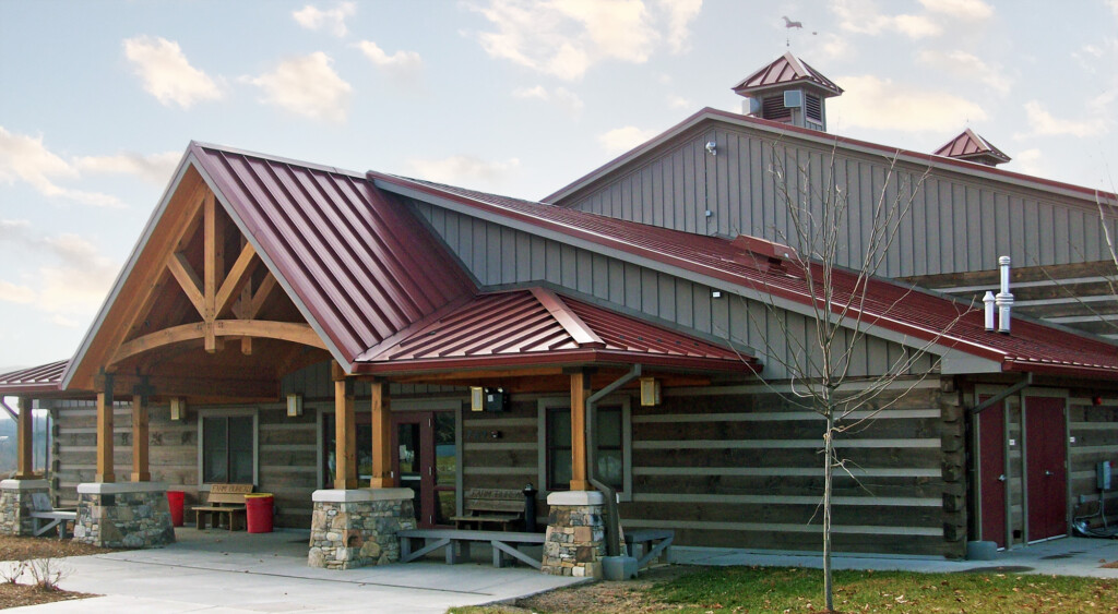 Red Metal Roofing Walls Pros Cons Project Photos Sheffield Metals   7 CP 1024x563 