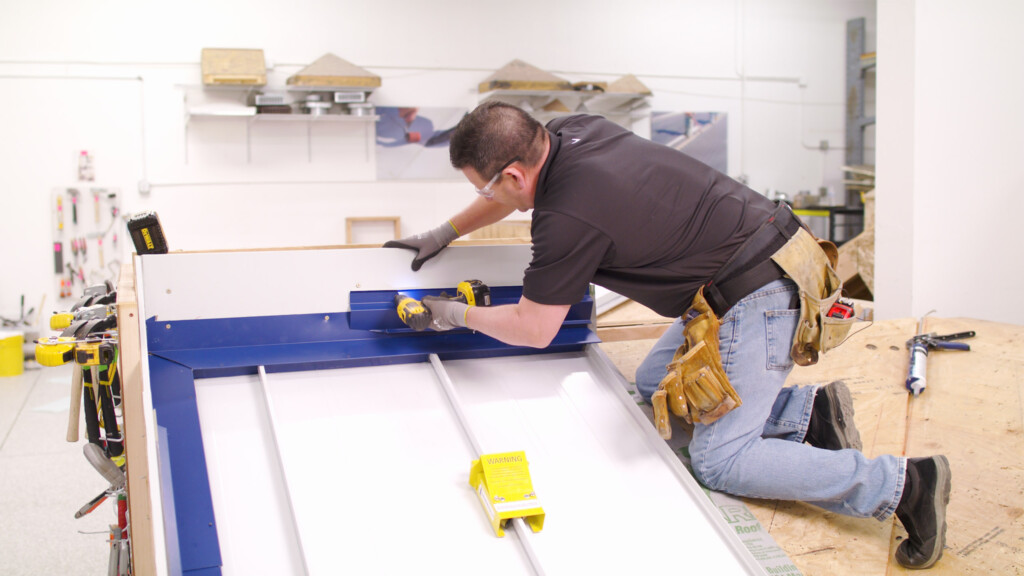 How to Install a Headwall on a Standing Seam Roof: SMI Detail HW3