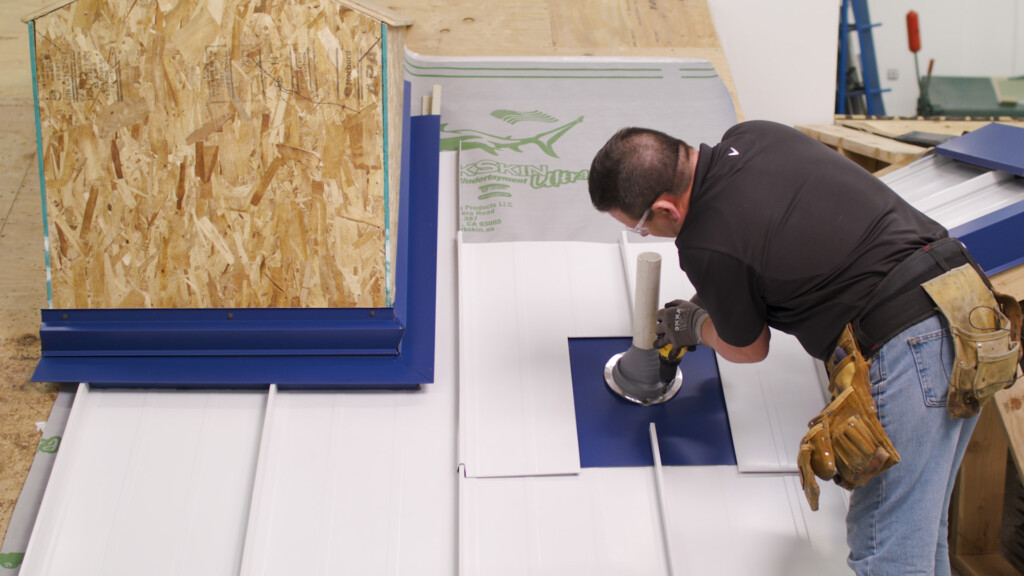 How to Install a Pipe-in-Seam on a Standing Seam Roof: SMI Detail P2