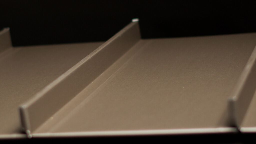 Sheffield Metals TLG Moonstone roof deck sample