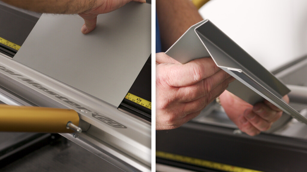 How to Bend Your First Piece of Metal Flashing With a Van Mark Brake