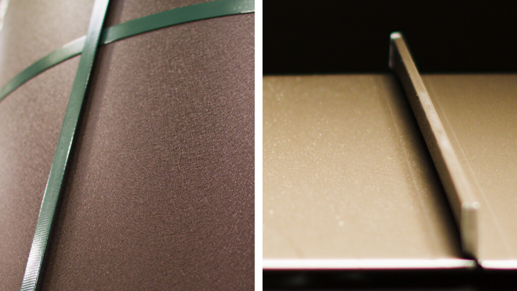 Sheffield Metals CoreLine™ Textured PVDF vs. Textured SMP Paint