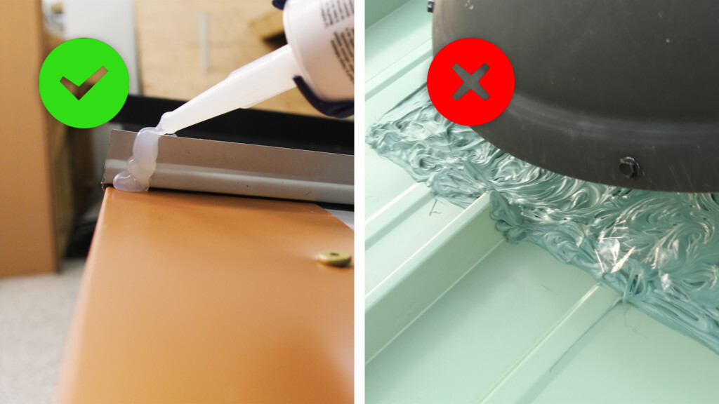 When and When Not to Use Sealant on a Metal Roof Installation