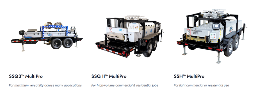 New Tech Machinery's SSQ3, SSQII, and SSH MultiPro