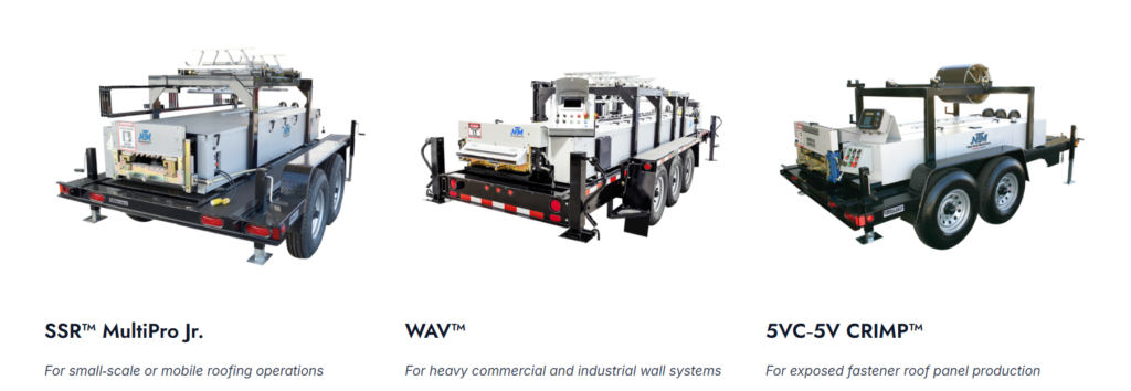 New Tech Machinery's MultiPro Jr., WAV, and 5VC-5V Crimp machines