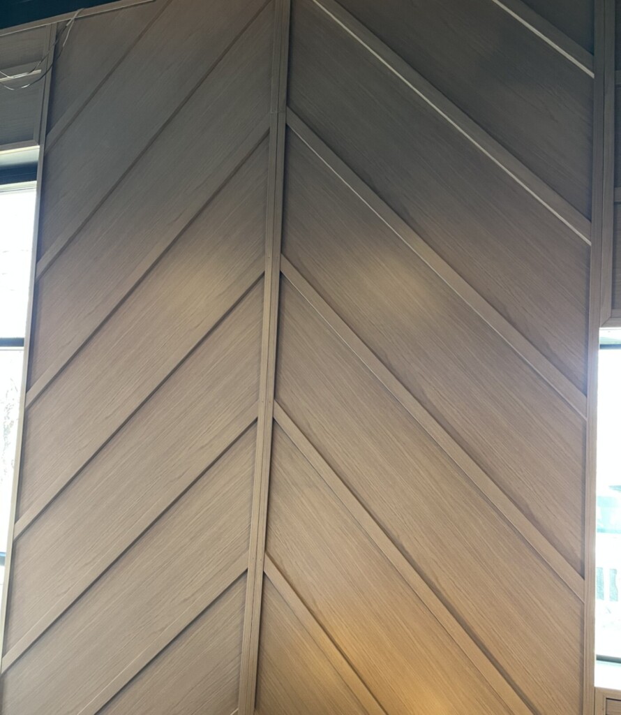 WoodCraft used in an interior board and batten application